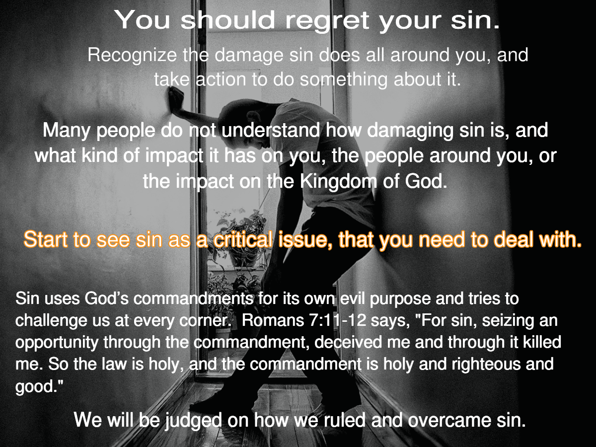 Day 21 What Is True Regret For Sin? Preparing for the Messianic Kingdom